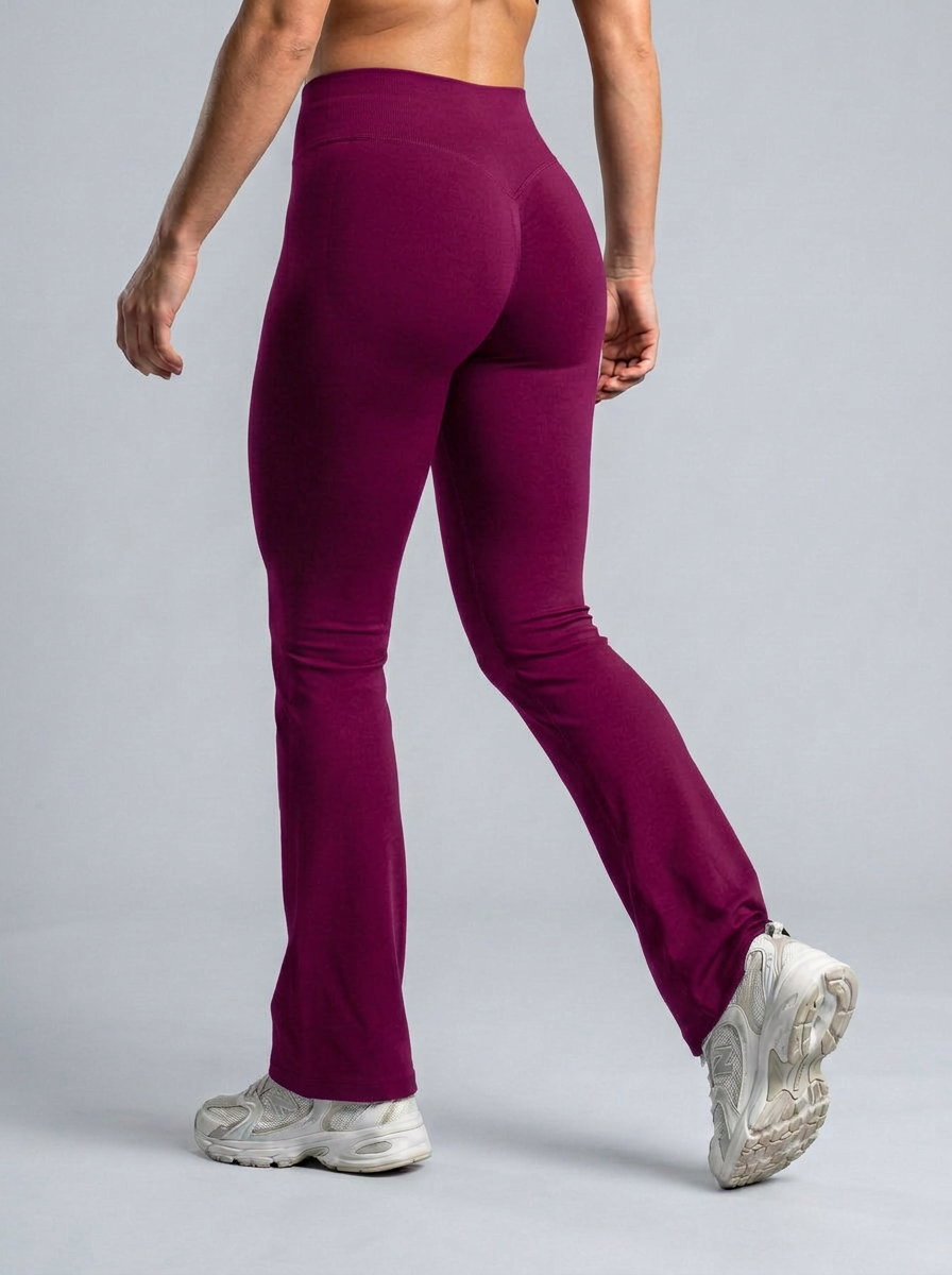 Flare Pants Impact color Frambuesa — Minimalist