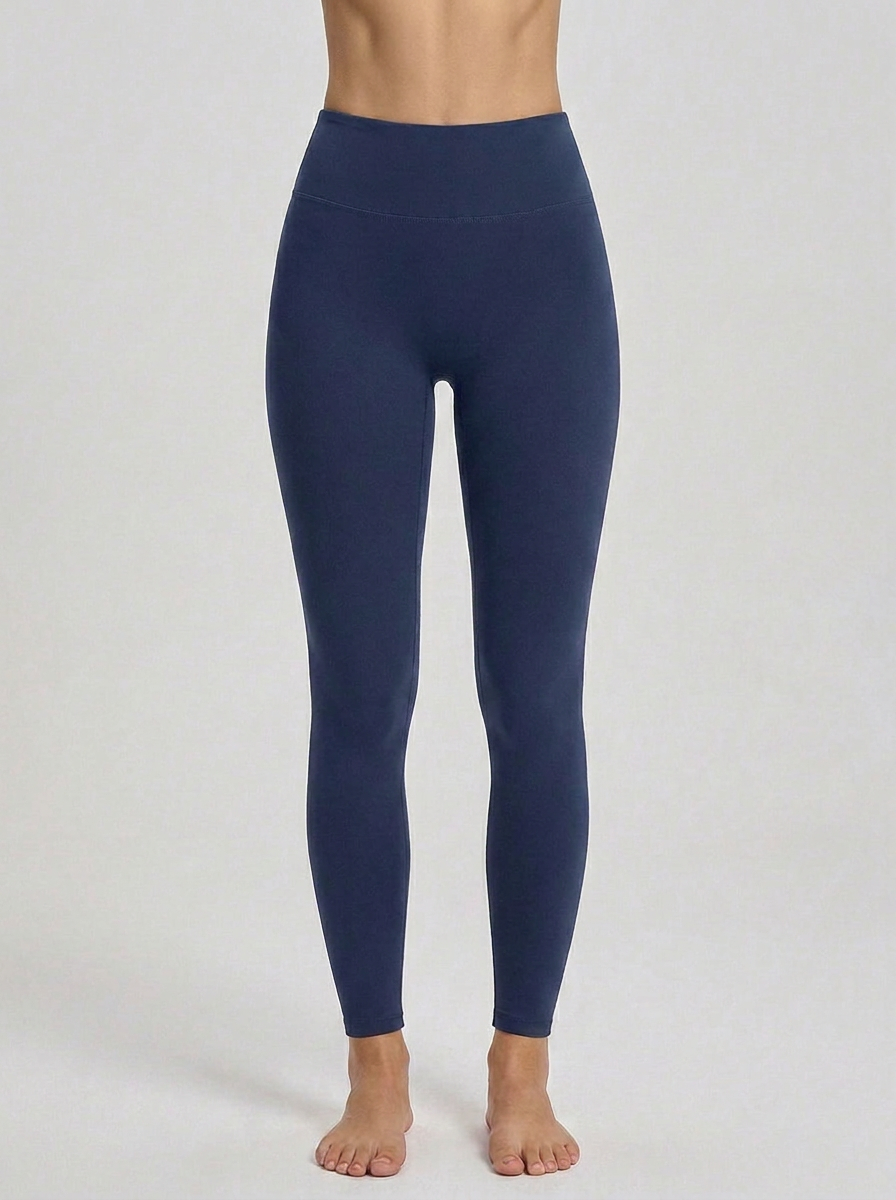 Leggings Seda color Azul Navy — Minimalist