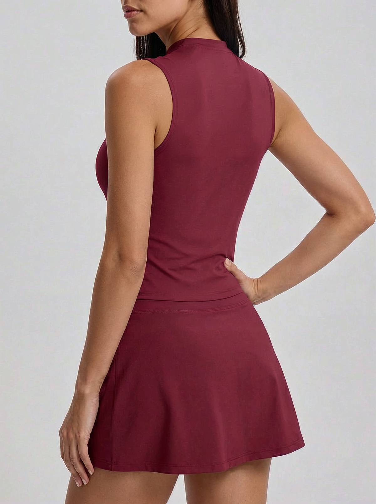 Set Tenis color Rojo Vino — Minimalist