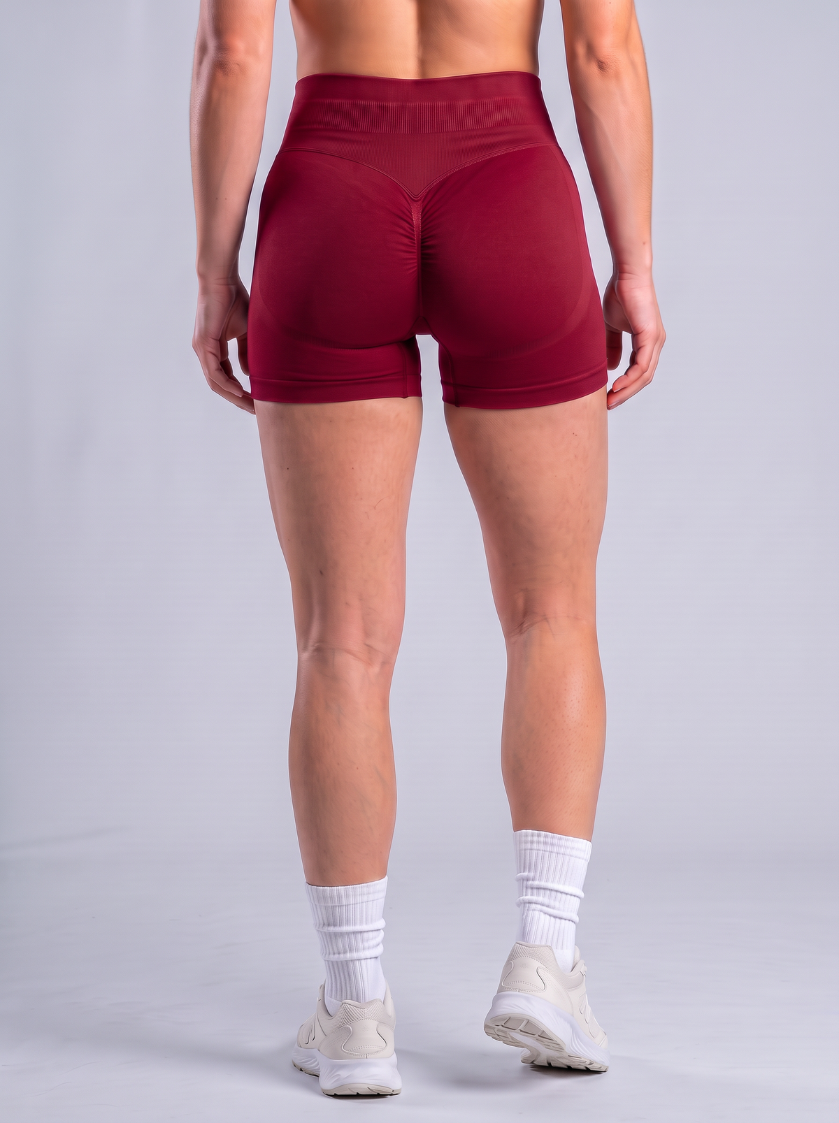 Short Impact color Rojo Vino — Minimalist