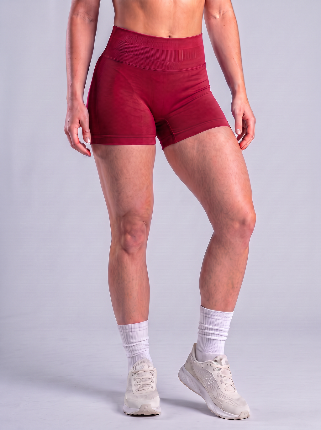 Short Impact color Rojo Vino — Minimalist