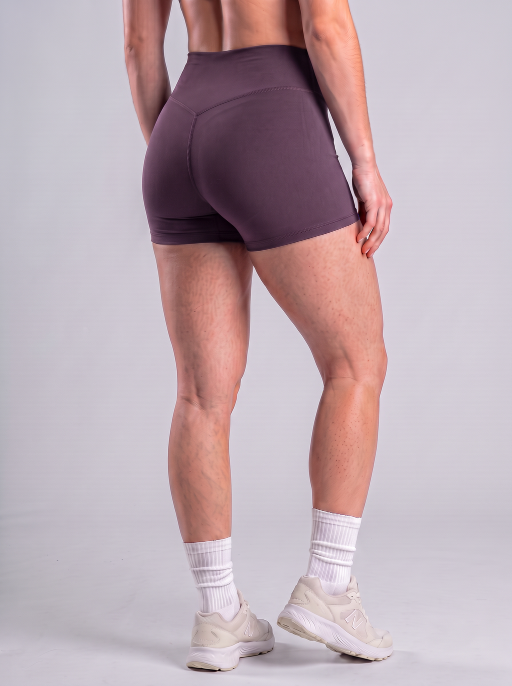 Short Silk color Mauve — Minimalist