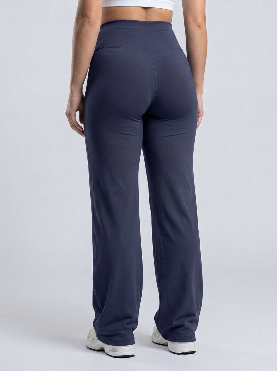 Wide Pants color Azul Navy — Minimalist