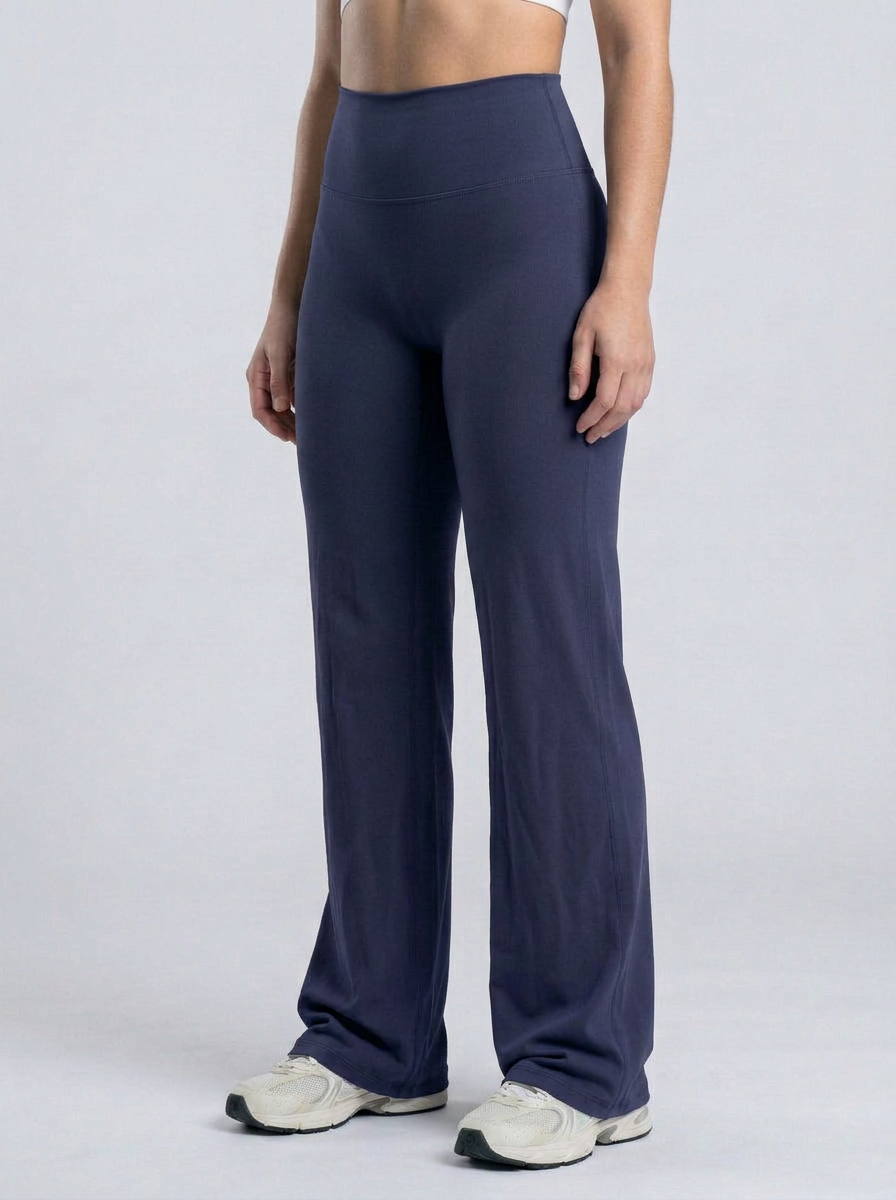 Wide Pants color Azul Navy — Minimalist