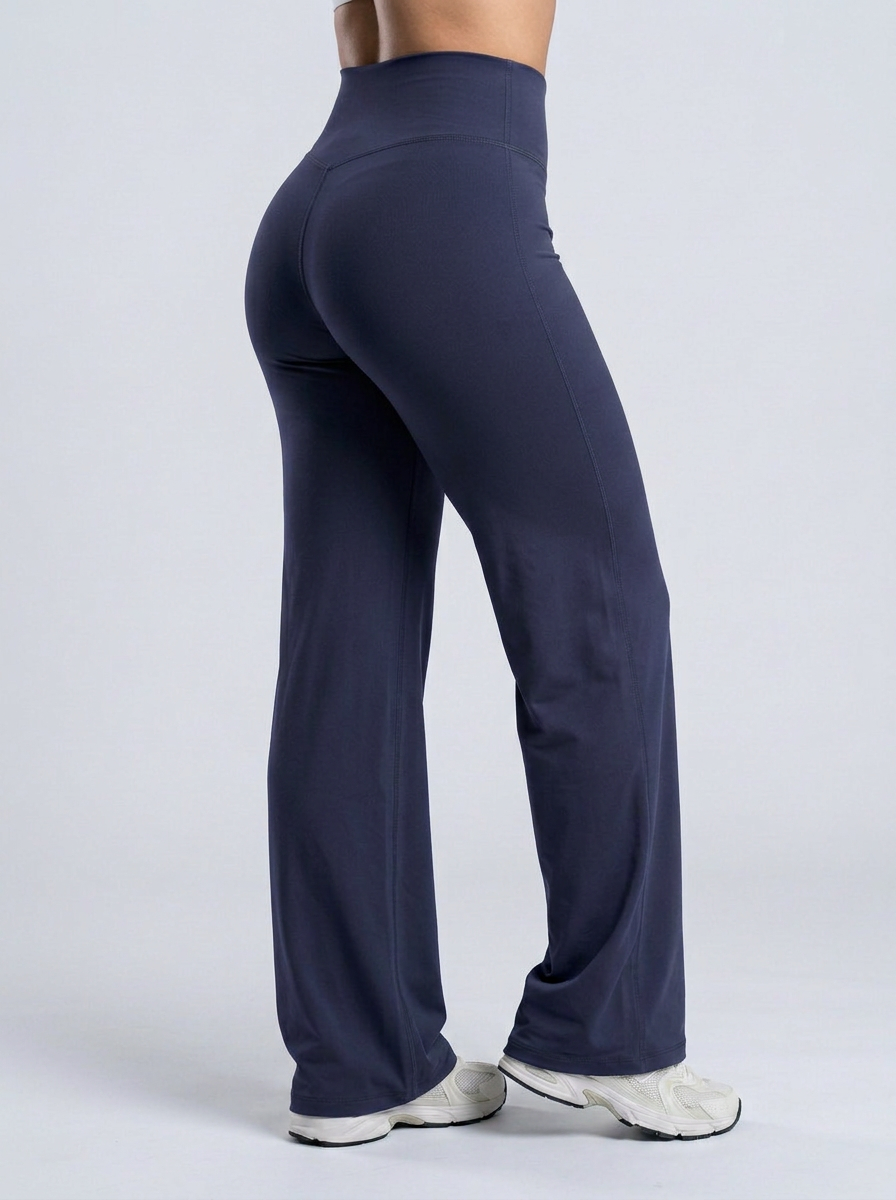 Wide Pants color Azul Navy — Minimalist
