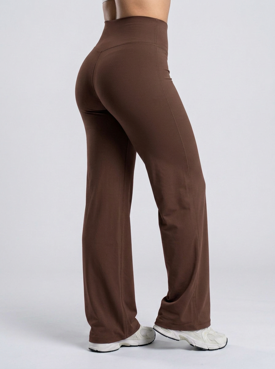 Wide Pants color Café Claro — Minimalist
