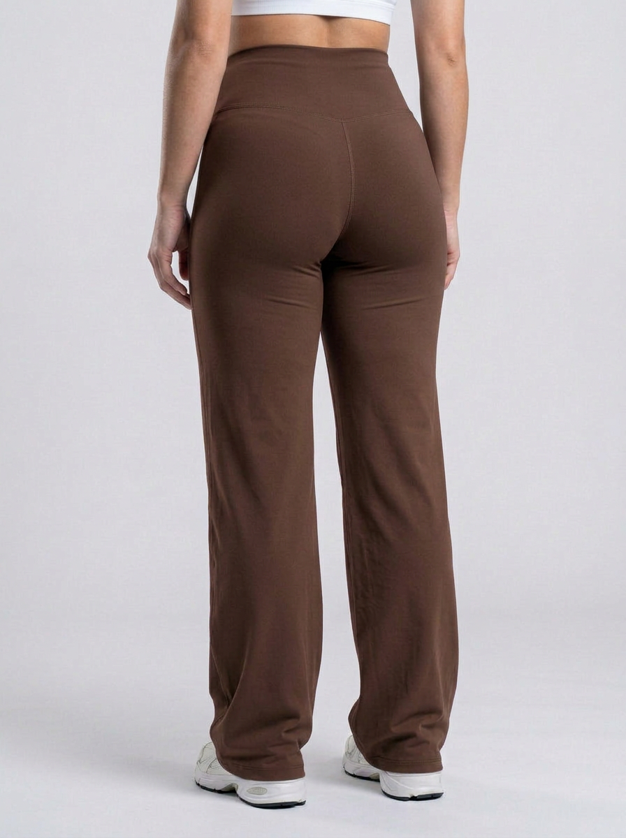 Wide Pants color Café Claro — Minimalist