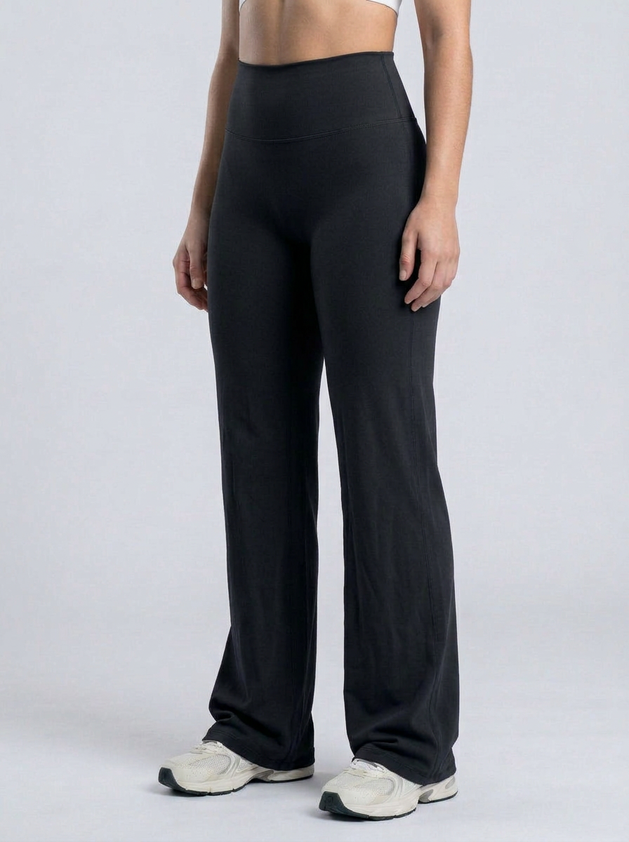 Wide Pants color Negro — Minimalist